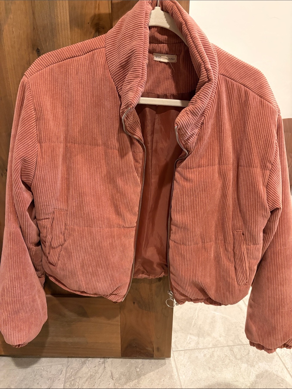 Dusty Pink Corduroy Jacket